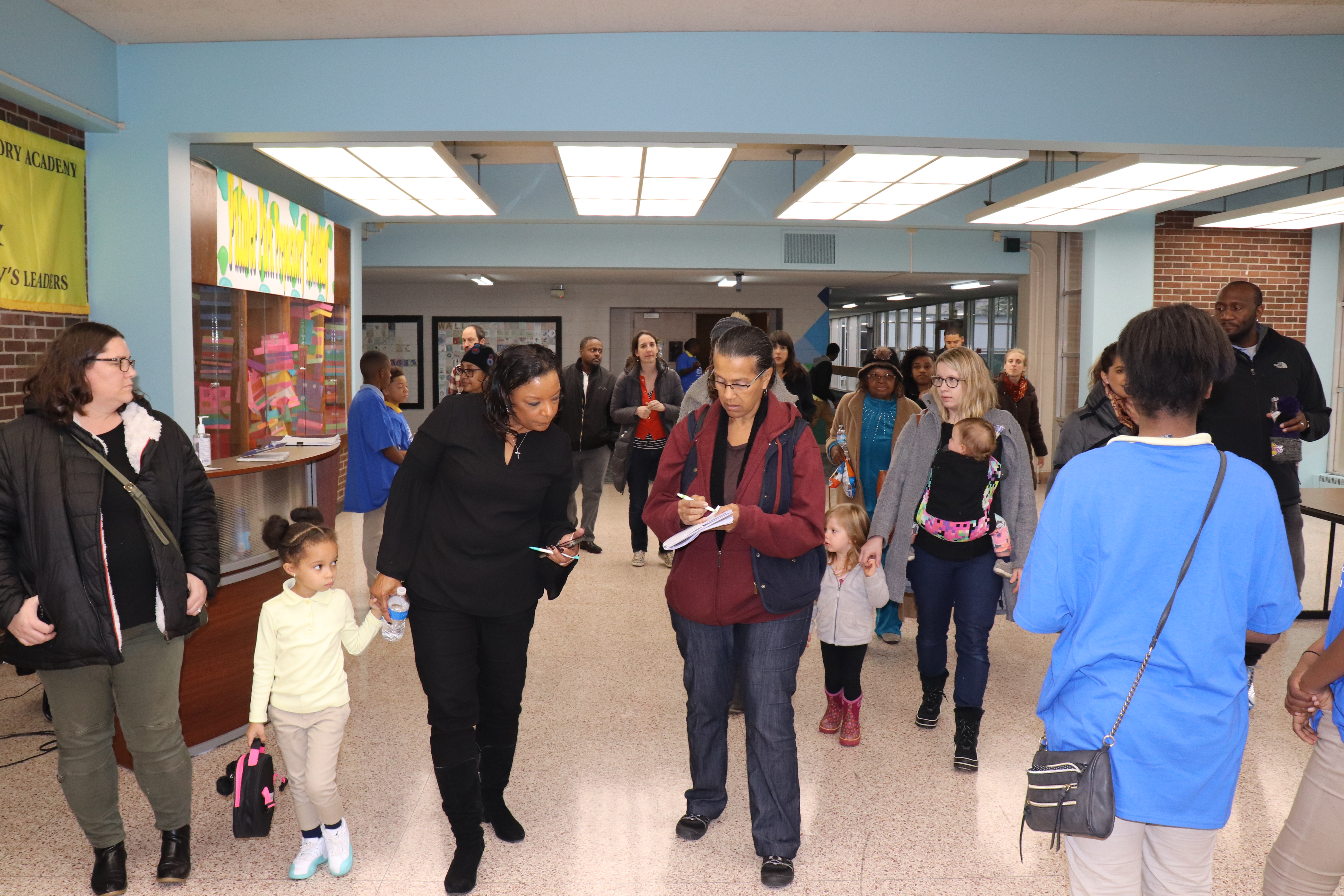 Families Visiting Palmer Park Preparatory Academy During Fall Parent Bus Tours 2018 Families Visiting Palmer Park Preparatory Academy During Fall Parent Bus Tours 2018